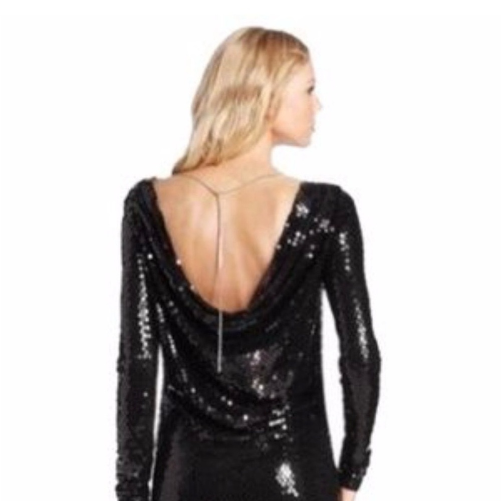 Michael Kors Black Sequin Dress